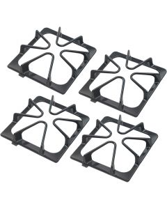 Zemibi W10447925 Stove Grates Replacement for Whirlpool Stove Top Cast Iron 4 Pack