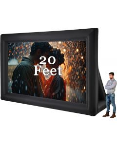 QILEBA 20 Feet Inflatable Projector Movie Screen for Outdoor Portable 20 Feet, 20ft