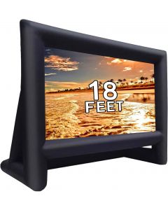 GYUEM 18 feet Inflatable Outdoor Projector Movie Screen 18 feet