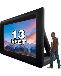 GYUEM 13 Feet Indoor and Outdoor Inflatable Blow up Mega Movie Projector Screen with Carry Bag for 13 Feet, Bundle of 2