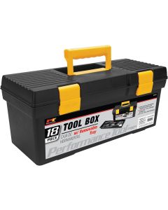 Performance Tool W54017 18-Inch Plastic Box with Handle Plastic