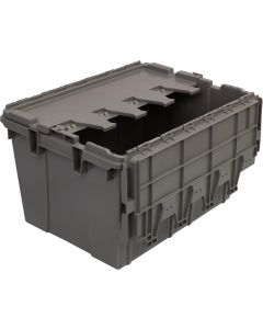 Buckhorn Industrial Lidded Plastic Storage Container Plastic 12 Gallon
