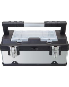 TCE 18-Inch Tool Box Stainless Steel Plastic Portable