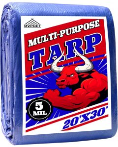 [Delivered by May 3, 2026] MVPNET Tarp 20x30 ft 100% Waterproof Uv Resistant High Waterproof 20x30