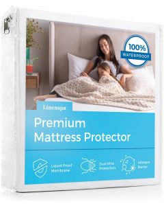Linenspa Waterproof Mattress Protector Waterproof, Bundle of 2