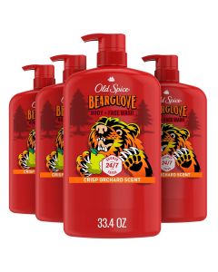 [Delivered by May 3, 2026] Old Spice Cleansing Body Wash for Men Pack of 4