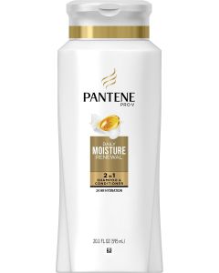 Pantene Pro-V Daily Moisture Renewal 2 in 1 Shampoo &amp; 2 in, Bundle of 2