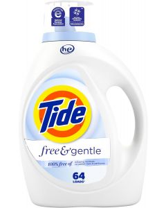 Tide Free &amp; Gentle Liquid Laundry Detergent, Bundle of 3