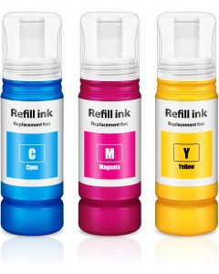 Gaiyeep Tuny Compatible for EPT502 Ink Refills Color Use for, Bundle of 3