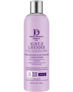 Design Essentials Agave &amp; Lavender Moisturizing Detangling Conditioner 12oz 12oz, Bundle of 2