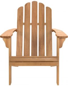 SAFAVIEH Outdoor Topher Wood Adirondack Chair Wood