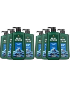 [Delivered by May 11, 2026] Irish Spring Moisture Blast Body Wash Pack of 8, 30 Oz