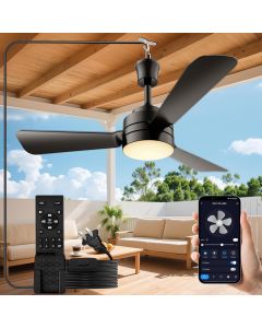 PBLALA 28&quot; Gazebo Fan with Portable, Bundle of 2