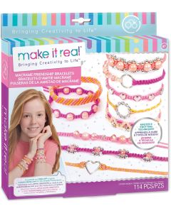 Make It Real Macrame Friendship Bracelet Making Kit for, Bundle of 2