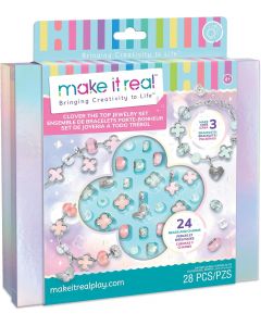 Make It Real Clover The Top - 28 pc DIY Jewelry Set 28 pc, Bundle of 2