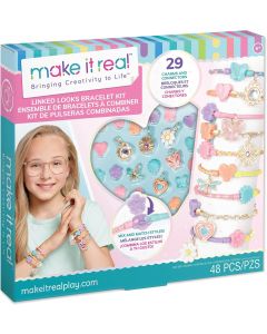 Make It Real Linked Looks - 48pc DIY Bracelet Kit 48pc, Bundle of 2