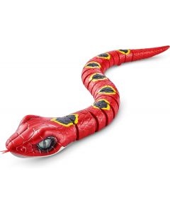 Robo Alive Slithering Snake Series 3 Red by ZURU Battery-Powered Robotic Light Up, Bundle of 2