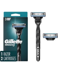 Gillette Mach3 Razor for Men, Bundle of 3