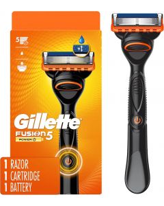 Gillette Fusion5 Power Razor for Men, Bundle of 2