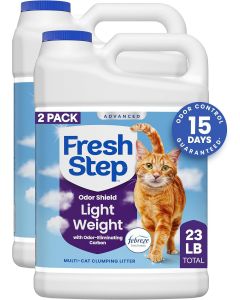 Fresh Step Advanced Odor Shield Light Weight 23 lb, 11.5 lb, 2 x 11
