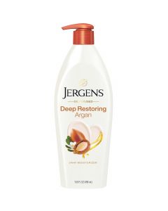 Jergens Deep Restoring Argan Oil Moisturizer 16.8 oz, Bundle of 3