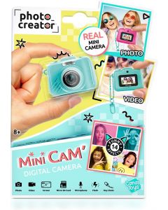 Canal Toys Photo Creator Mini’Cam Original Digital Camera - Turquoise Digital, Bundle of 2