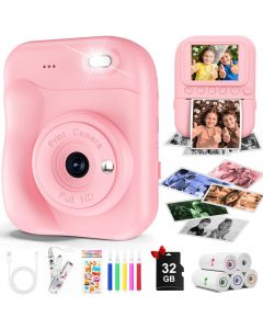 MINIBEAR Kids Camera Instant Print Digital, Bundle of 2