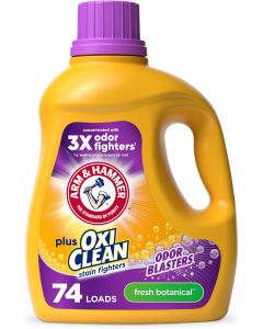 Arm &amp; Hammer Plus OxiClean with Odor Blasters Liquid Laundry Detergent, Bundle of 3