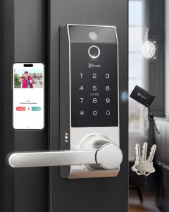 Blusafe Smart Lock Doorbell Fingerprint Smart Door Lock Deadbolt