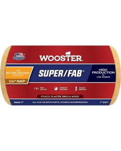 Wooster Brush R243-7 Super/Fab Roller Cover, Bundle of 4