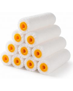 Mister Rui Mini Paint Roller Microfiber 4 Inch, Bundle of 4