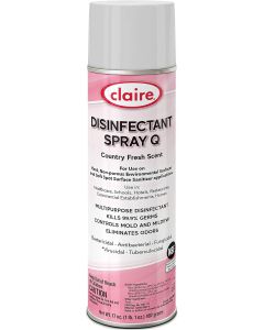 Claire Disinfectant Q - Scent Spray Country Fresh 17 Ounce, Bundle of 2