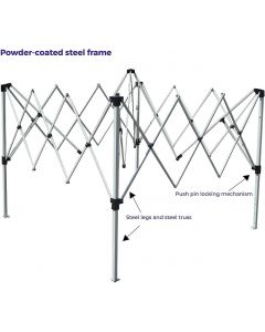 Impact Canopy 10x10 Slant Leg Pop up Canopy Tent Stars 10x10