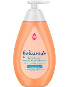 Johnson&#039;s Baby Head-to-Toe Gentle Moisture Wash &amp; Shampoo, Bundle of 5