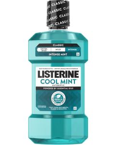 Listerine Cool Mint Antiseptic Mouthwash 1 L, Bundle of 3