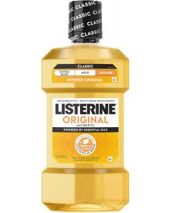 Listerine Original Antiseptic Mouthwash 1 L, Bundle of 4