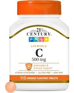 21st Century Vitamin C 500mg Chewable 110ct, Bundle of 3