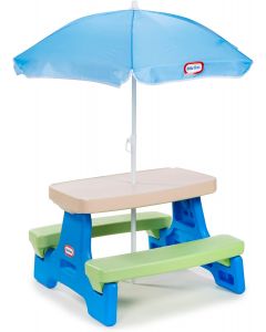 Little Tikes Easy Store Jr. Picnic Table with Umbrella