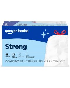 Visit the Store Trash Bags Pack of 1, 45 Count, 13 Gallon, Bundle of 2