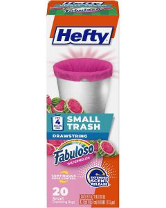 Hefty 4 Gallon Small Trash Bags 20ct, 4 Gallon, Bundle of 4