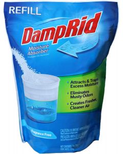 DampRid Fragrance Free Moisture Absorber - 42 oz. Refill Bag 42 oz, Bundle of 2