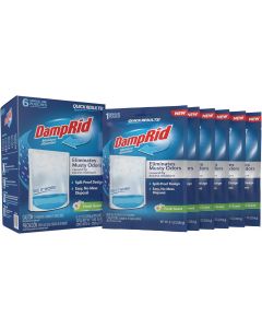 DampRid Fresh Scent Single-Use Pouch Moisture Absorber 6-Pack