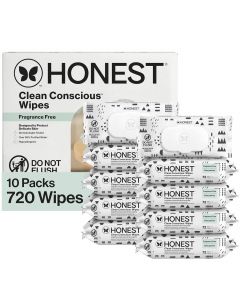 [Special Order Delivered by May 3, 2026] The Honest Company Baby Wipes for Hypoallergenic 720 Count