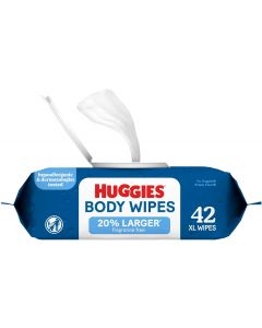 Huggies Extra Large Unscented Wipes 42 Count, Bundle of 9