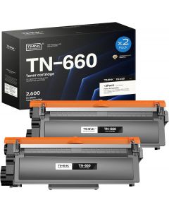 Timink TN660 Toner Cartridge Compatible with Brother Tn660 TN-660, Bundle of 2