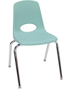 Factory Direct Partners FDP 18&quot; School Stack Chair with Swivel Glides