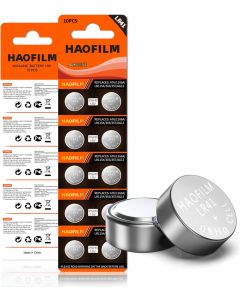 HAOFILM LR41 AG3 392 384 192 Advanced Alkaline Battery Pack of 10, Bundle of 6