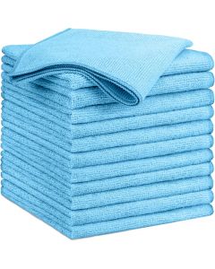 GLIMGLINT Microfiber Cleaning Cloth Microfiber 12 Pack, 14 X12 Inch, Bundle of 5