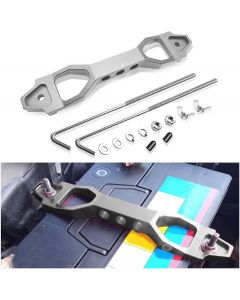 Couslcd Aluminum Battery Hold Down Set with Aluminum, Bundle of 2