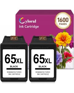 Cyloral 65XL Black Ink Cartridge Compatible with HP Deskjet
